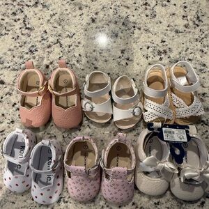 Baby Girl Size 1 Shoe Lot